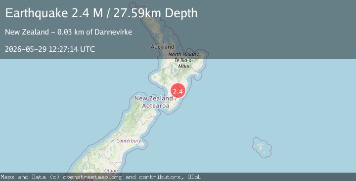 Map of Tararua District, New Zealand