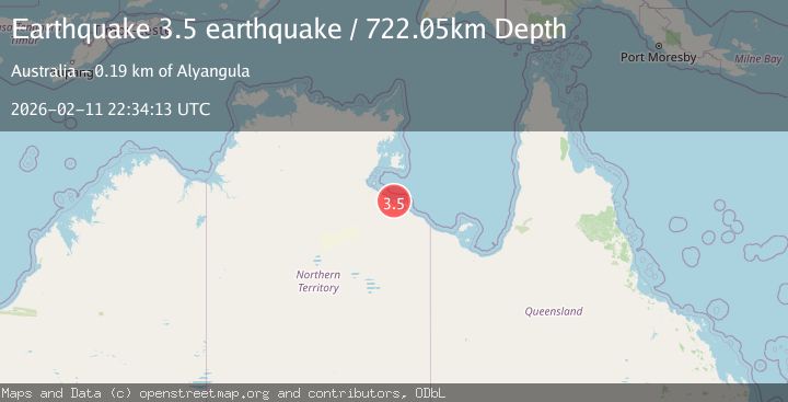 Map of Northern Territory, Australia