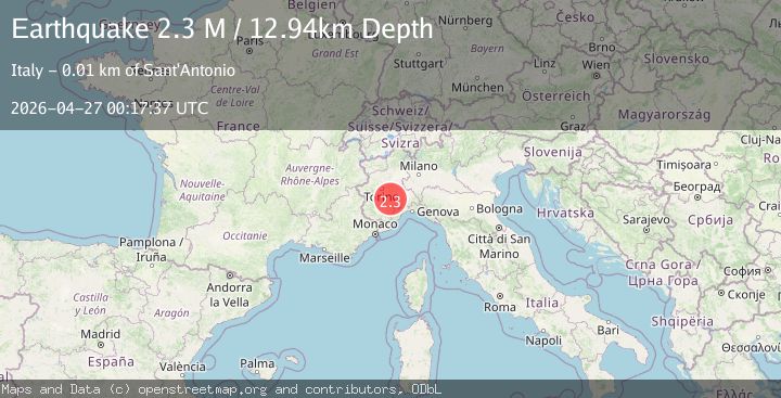 Map of Provincia di Cuneo, Italy