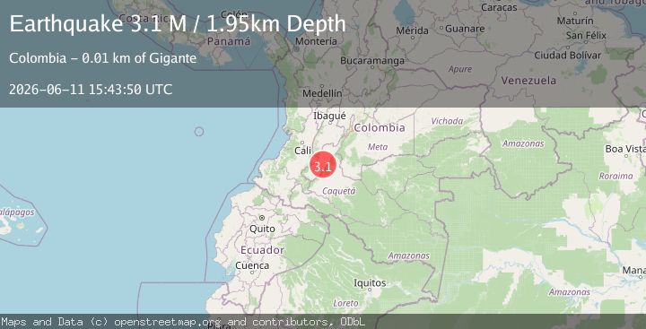 Map of Colombia
