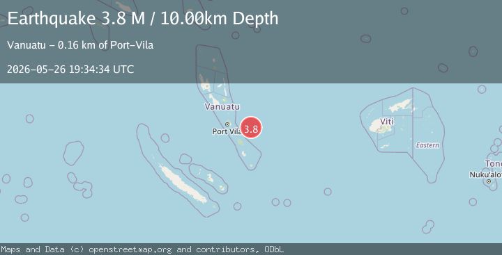 Map of Vanuatu