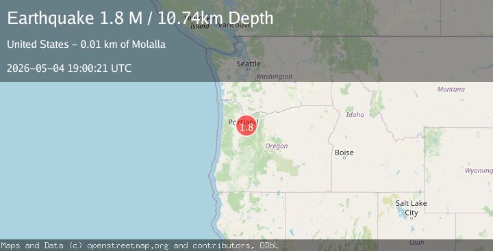 Map of Oregon