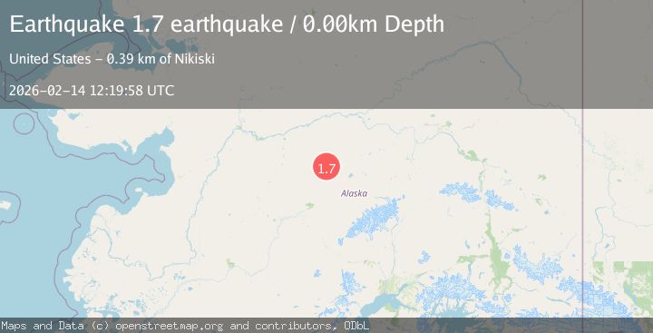 Map of Central Alaska