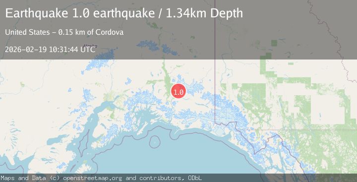 Map of Southern Alaska