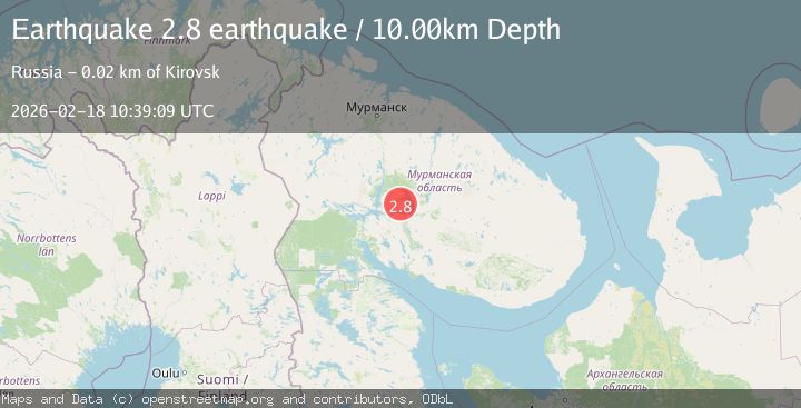 Map of northwestern Russia