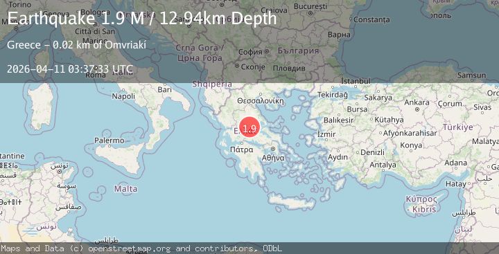 Map of Central Greece