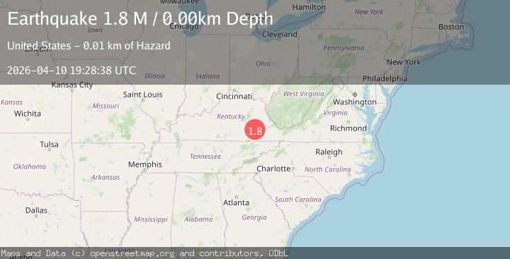 Map of eastern Kentucky