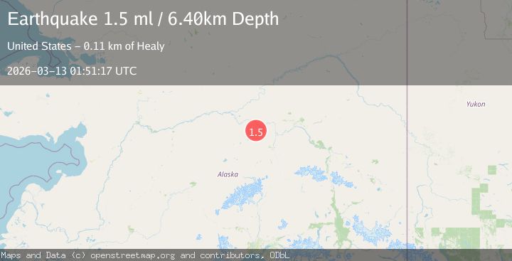 Map of Central Alaska