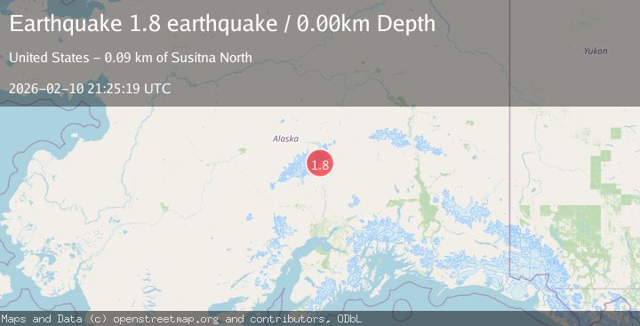 Map of Central Alaska