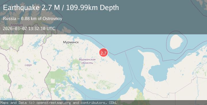 Map of northwestern Russia