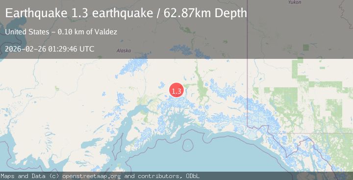 Map of Southern Alaska