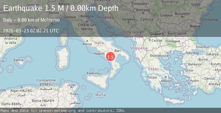 Map of Provincia di Potenza, Italy