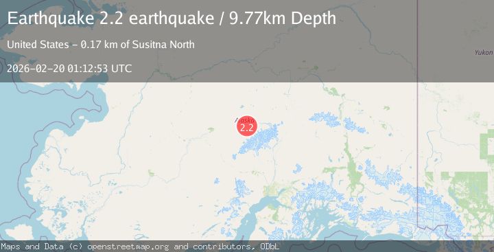 Map of Central Alaska
