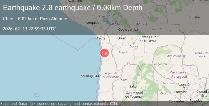 Map of Tarapaca, Chile