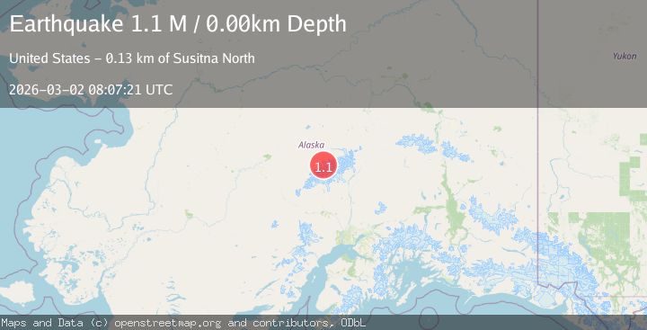 Map of Central Alaska