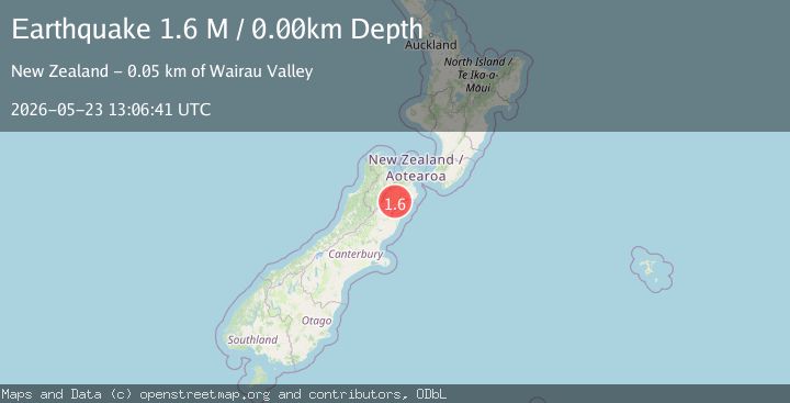 Map of Marlborough District, New Zealand