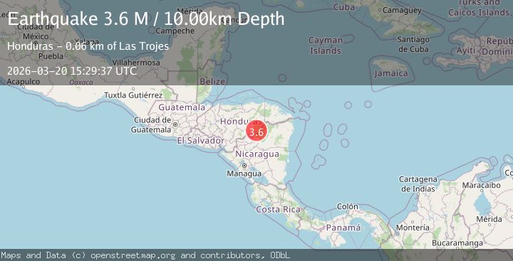 Map of Honduras