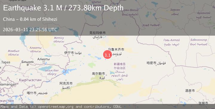 Map of northern Xinjiang, China