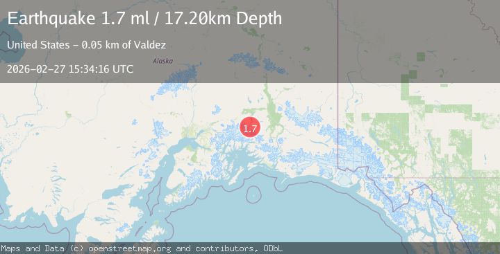Map of Southern Alaska