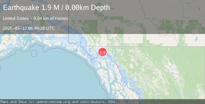 Map of Southeastern Alaska