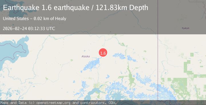 Map of Central Alaska