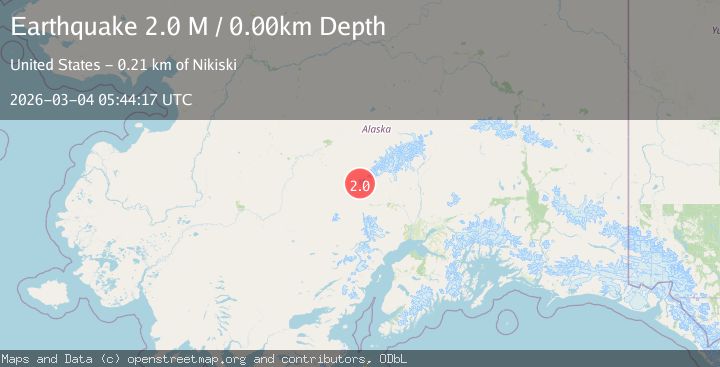 Map of Central Alaska