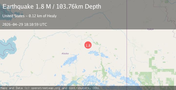Map of Central Alaska