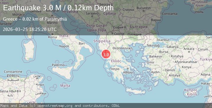 Map of Greece-Albania border region