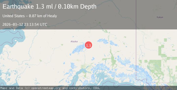 Map of Central Alaska