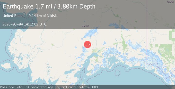 Map of Southern Alaska