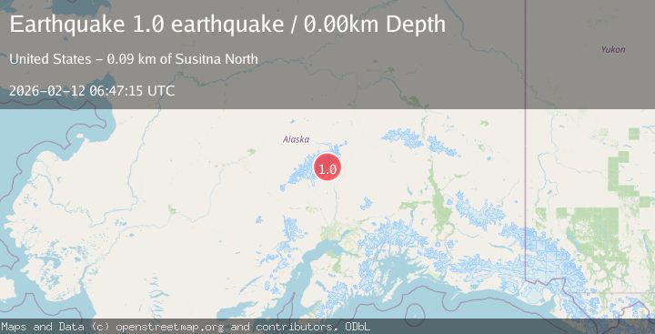 Map of Central Alaska
