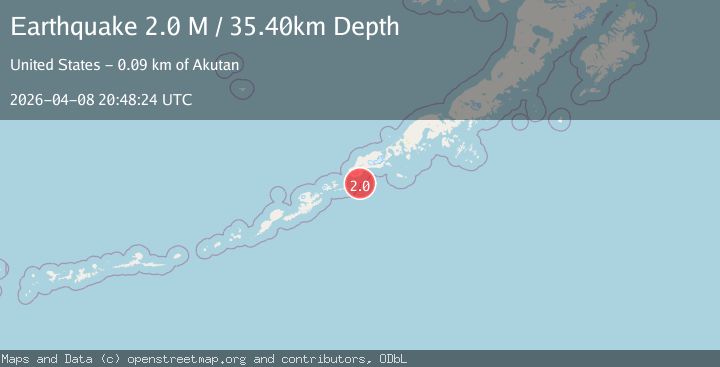 Map of Unimak Island region, Alaska