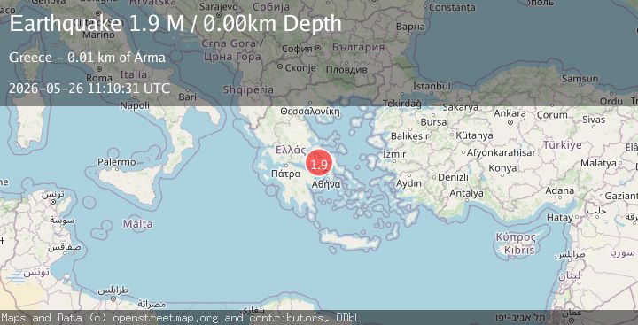 Map of Central Greece