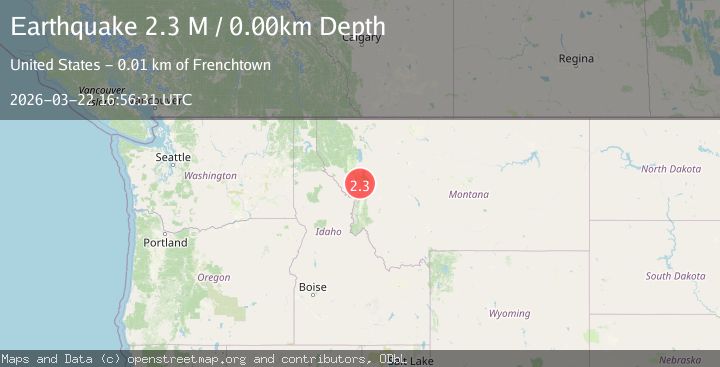 Map of western Montana