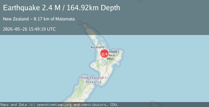 Map of Matamata-Piako District, New Zealand
