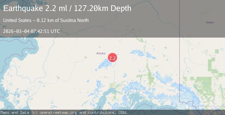 Map of Central Alaska