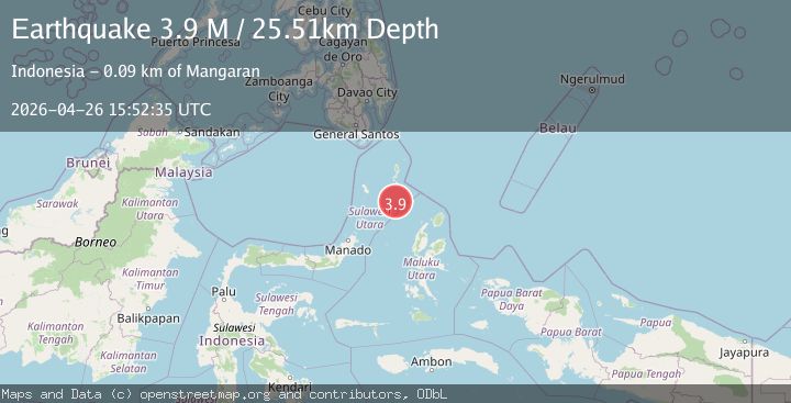 Map of Kepulauan Talaud, Indonesia