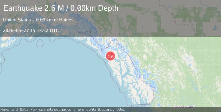 Map of Southeastern Alaska