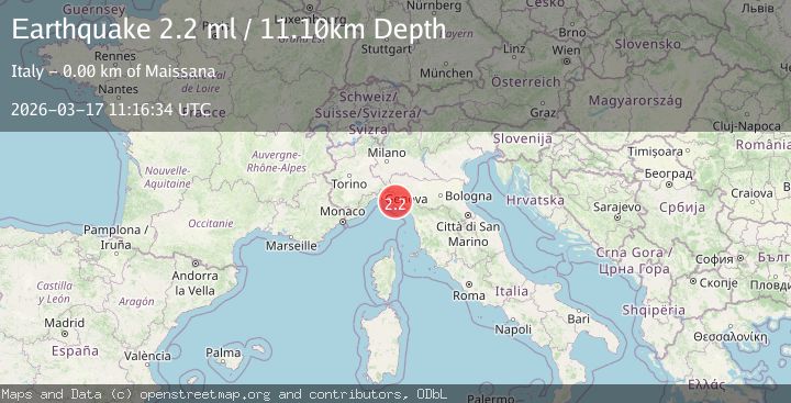 Map of Provincia di La Spezia, Italy