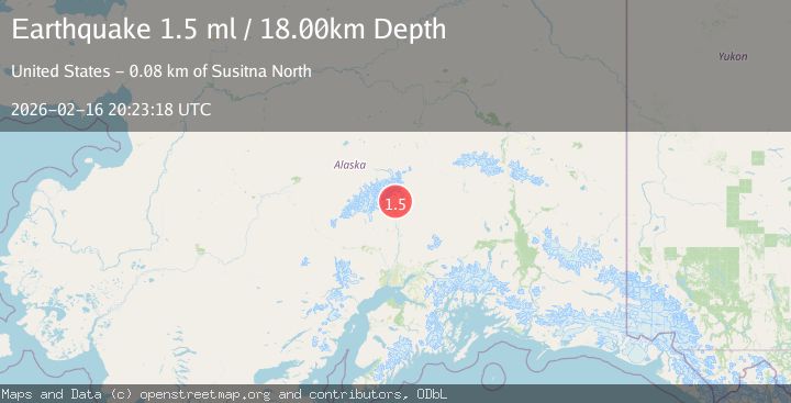 Map of Central Alaska