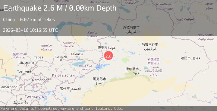 Map of northern Xinjiang, China