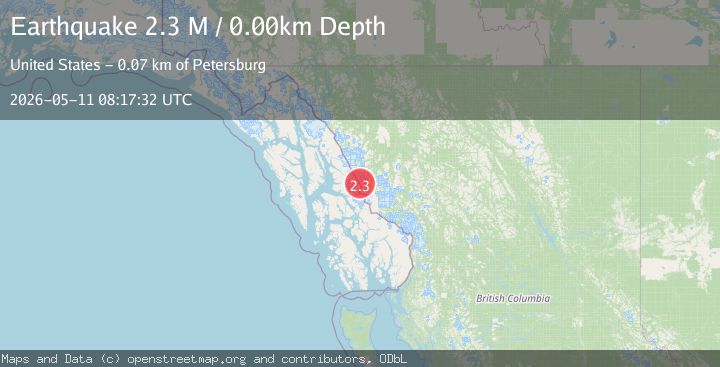 Map of Southeastern Alaska