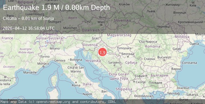 Map of Croatia