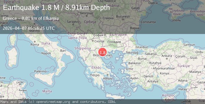 Map of Central Macedonia Region, Greece
