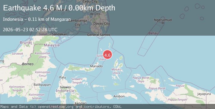 Map of Molucca Sea