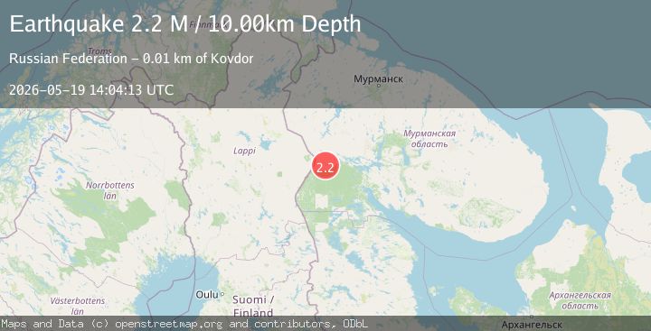 Map of northwestern Russia
