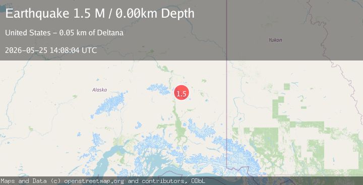 Map of Central Alaska