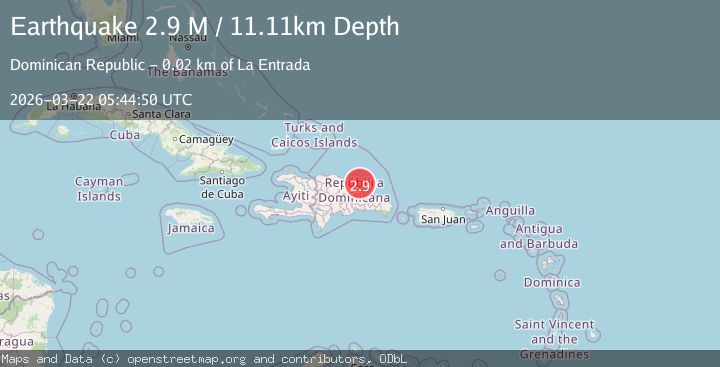 Map of Dominican Republic region