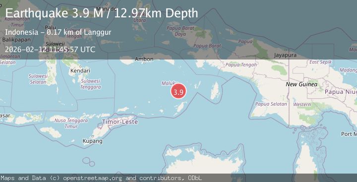 Map of Kepulauan Tanimbar, Indonesia