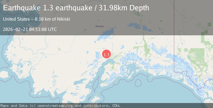 Map of Southern Alaska